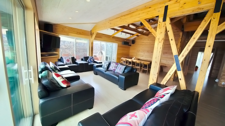 ビーチキャビン　リビングの様子