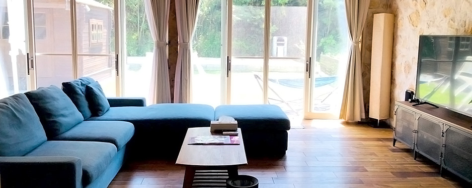 いすみベース　リビングの様子