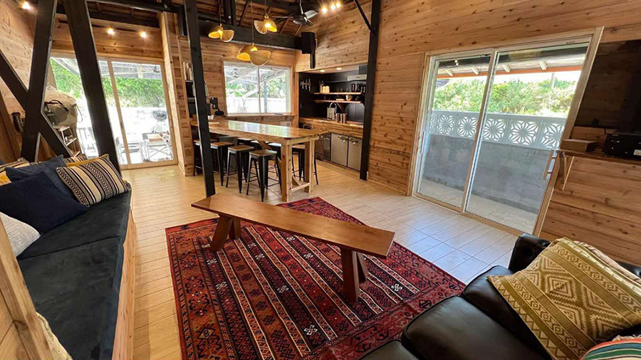 ケーブキャビン　室内の様子