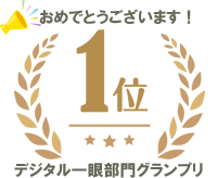 デジタル一眼部門　第１位